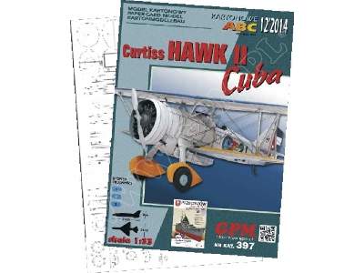 CURTISS HAWK II CUBA -komplet model  i lasery - zdjęcie 1