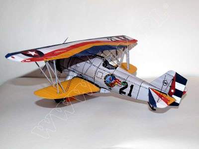 CURTISS HAWK II CUBA -komplet model  i lasery - zdjęcie 9