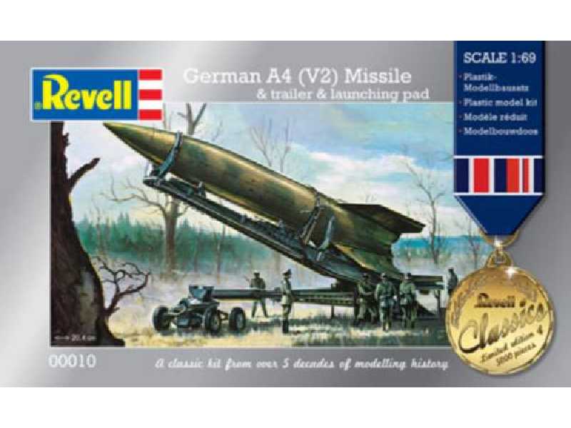 Niemiecka rakieta A4 (V2) z wyrzutnią - zdjęcie 1 Niemiecka rakieta A4 (V2) z wyrzutnią - zdjęcie 1