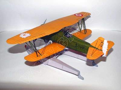 FLOATPLANE CURTISS HAWK II  -komplet model  i lasery - zdjęcie 10