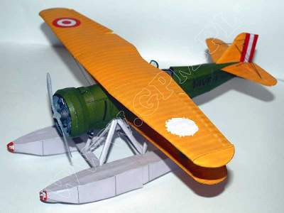 FLOATPLANE CURTISS HAWK II  -komplet model  i lasery - zdjęcie 11