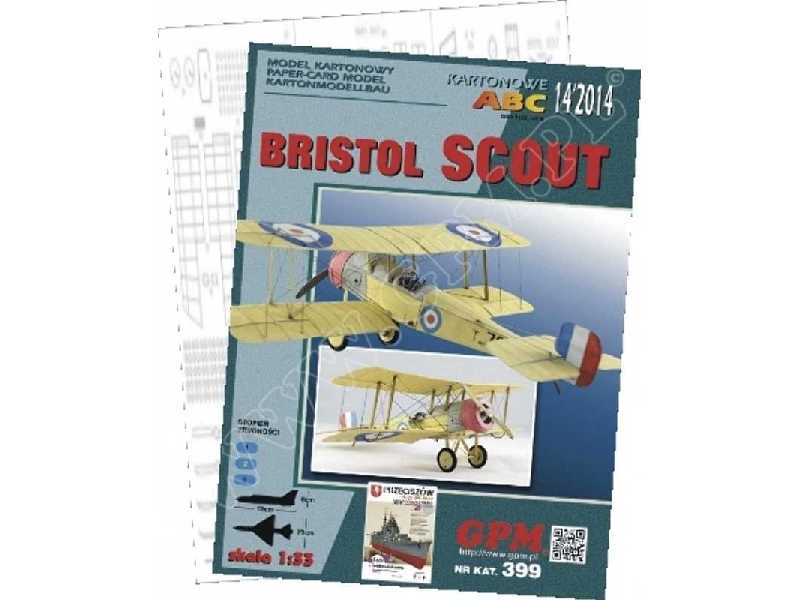 BRISTOL SCOUT Komplet model i lasery - zdjęcie 1 BRISTOL SCOUT Komplet model i lasery - zdjęcie 1