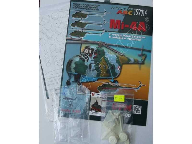 Mi-4A- komplet: model, koła wirniki, kabina i wręgi - zdjęcie 1 Mi-4A- komplet: model, koła wirniki, kabina i wręgi - zdjęcie 1
