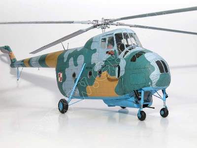 Mi-4A- komplet: model, koła wirniki, kabina i wręgi - zdjęcie 3
