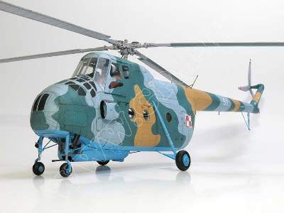 Mi-4A- komplet: model, koła wirniki, kabina i wręgi - zdjęcie 5