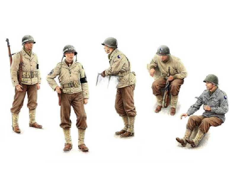 Figurki Kierowca Jeepa + żandarmeria - zdjęcie 1 Figurki Kierowca Jeepa + żandarmeria - zdjęcie 1