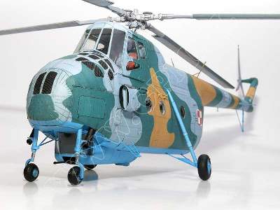 Mi-4A- komplet: model, koła wirniki, kabina i wręgi - zdjęcie 12