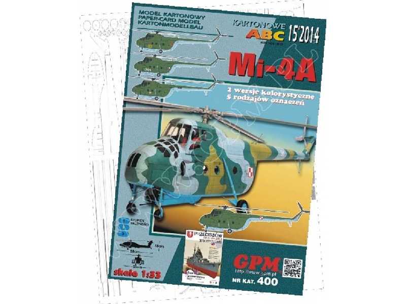 Mi-4A- zestaw: model i wręgi - zdjęcie 1
