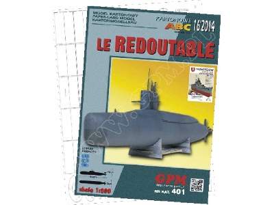 LA REDOUTABLE Komplet model i lasery - zdjęcie 1