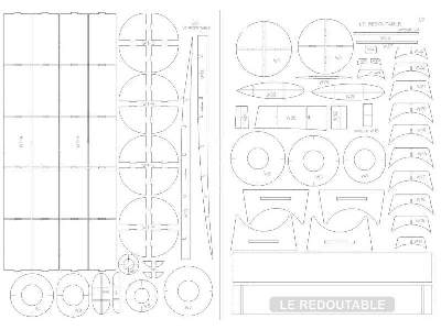 LA REDOUTABLE Komplet model i lasery - zdjęcie 9