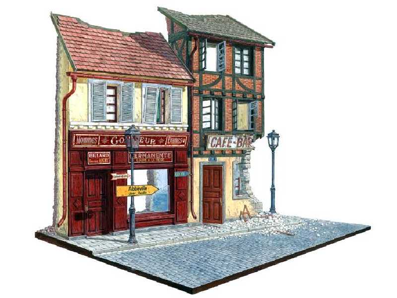 Diorama Francuska ulica - zdjęcie 1 Diorama Francuska ulica - zdjęcie 1