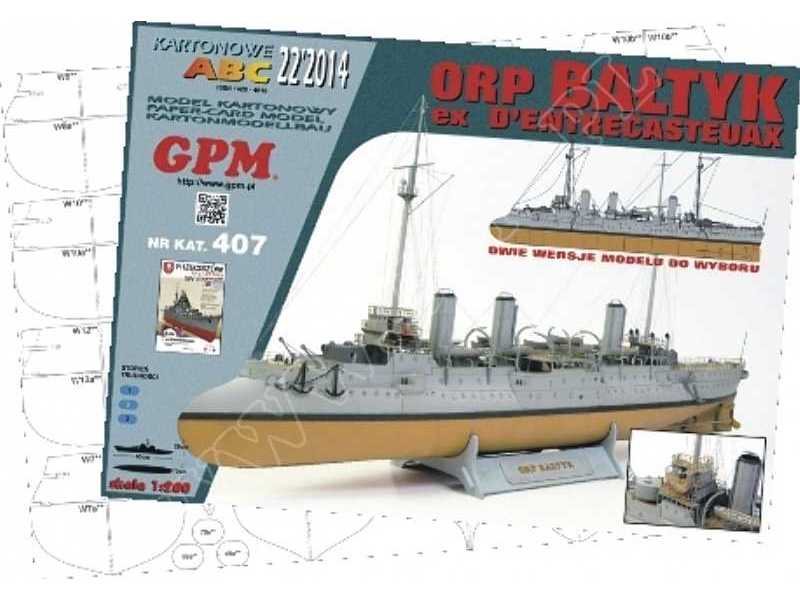 ORP BAŁTYK / D'ENTRECASTEUAX - KOMPLETmodel wregi ,detale lase - zdjęcie 1 ORP BAŁTYK / D'ENTRECASTEUAX - KOMPLETmodel wregi ,detale lase - zdjęcie 1