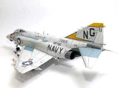 F-4J NAVY PHANTOM II Komplet model i wręgi - zdjęcie 3