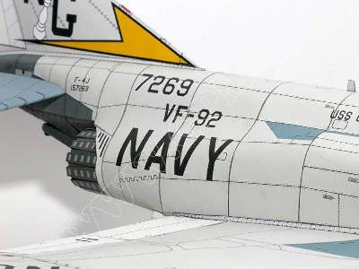 F-4J NAVY PHANTOM II Komplet model i wręgi - zdjęcie 6
