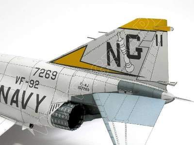 F-4J NAVY PHANTOM II Komplet model i wręgi - zdjęcie 10