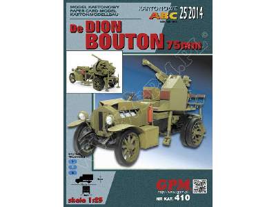 De Dion Bouton 75mm p-lot - zdjęcie 1