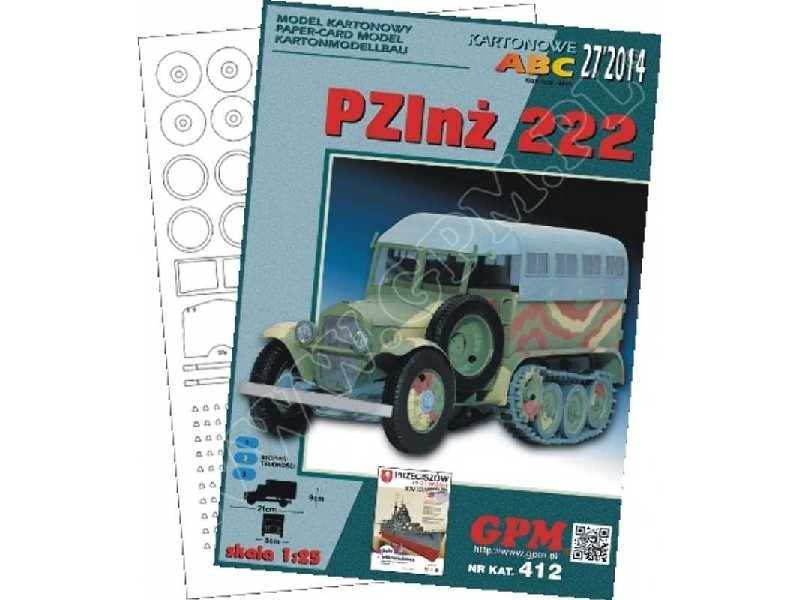 PZInż 222 - KOMPLET model wręgi detale , gasienice - zdjęcie 1 PZInż 222 - KOMPLET model wręgi detale , gasienice - zdjęcie 1