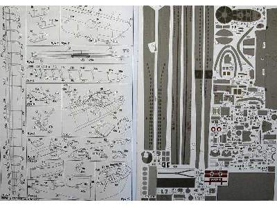 U-570 (typ VIIC ) HMS GRAPH zestaw model i wręgi - zdjęcie 14