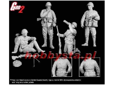 Figurki Soviet Guards Infantry 1944-45 Gen2 - zdjęcie 2