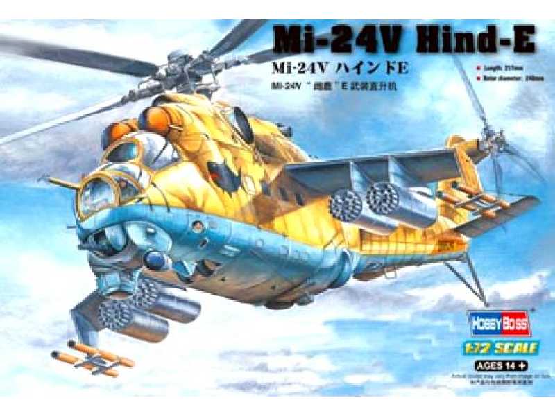 Śmigłowiec Mi-24V Hind-E - zdjęcie 1 Śmigłowiec Mi-24V Hind-E - zdjęcie 1