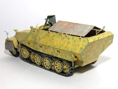 SZARY WILK  / STARÓWKA  (Sd.Kfz 251 D ) - komplet , model wręgi  - zdjęcie 3