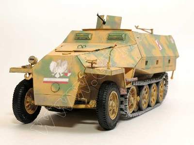 SZARY WILK  / STARÓWKA  (Sd.Kfz 251 D ) - komplet , model wręgi  - zdjęcie 9