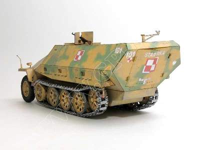 SZARY WILK  / STARÓWKA  (Sd.Kfz 251 D ) - komplet , model wręgi  - zdjęcie 13