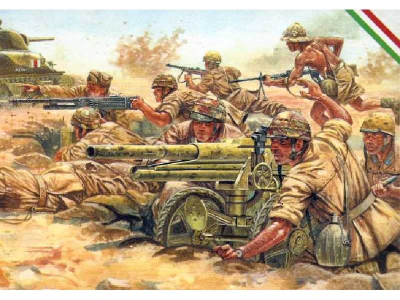 Figurki - Włoska dywizja Folgore - lekka artyleria 1942 - zdjęcie 1 Figurki - Włoska dywizja Folgore - lekka artyleria 1942 - zdjęcie 1