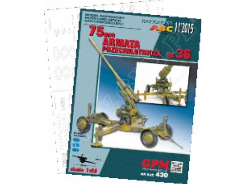 75 mm armata plot wz.36- komplet model i lasery - zdjęcie 1 75 mm armata plot wz.36- komplet model i lasery - zdjęcie 1