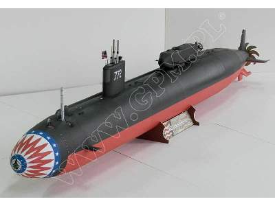 USS GREENEVILLE ( SSN-772) zestaw model i wręgi - zdjęcie 3