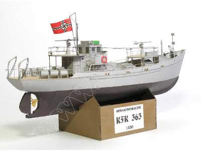 KFK 363   Kriegsfischkutter KOMPLET MODEL I LASERY - zdjęcie 13