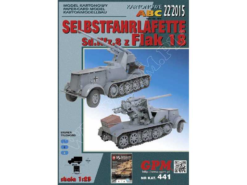 SELBSTFAHRLAFETTE Sd.Kfz 8 z Flak 18t - zdjęcie 1