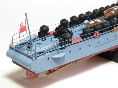 ORP JASKÓŁKA  (1935r)  KOMPLET MODEL I LASERY - zdjęcie 5