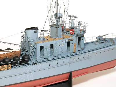 ORP JASKÓŁKA  (1935r)  KOMPLET MODEL I LASERY - zdjęcie 6