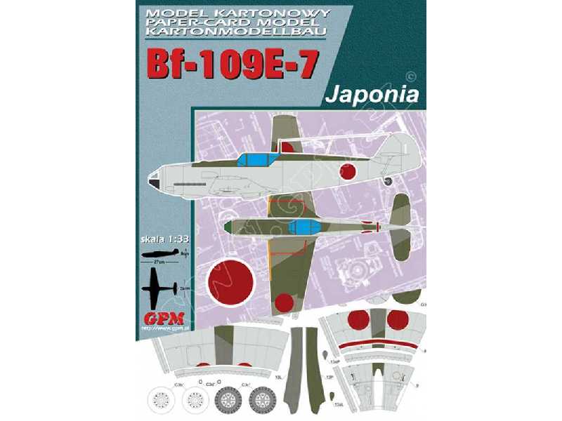 Bf-109E-7 &quot;JAPONIA&quot; ( MESSERSCHMITT Me 109 E-4 ) - zdjęcie 1