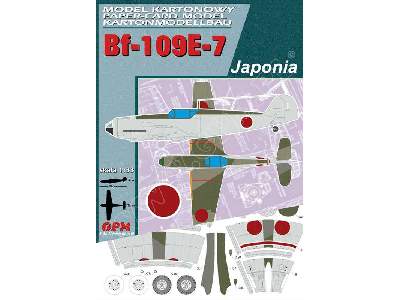 Bf-109E-7 &quot;JAPONIA&quot; ( MESSERSCHMITT Me 109 E-4 ) - zdjęcie 2