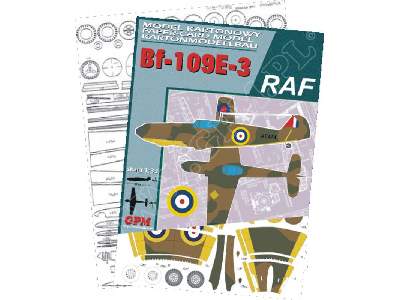 Bf-109E-3 &quot;RAF&quot; ( MESSERSCHMITT Me 109 E-3 ))-KOMPLET  - zdjęcie 1