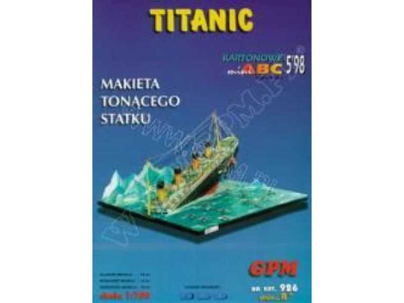 Titanic makieta tonącego statku - zdjęcie 1 Titanic makieta tonącego statku - zdjęcie 1