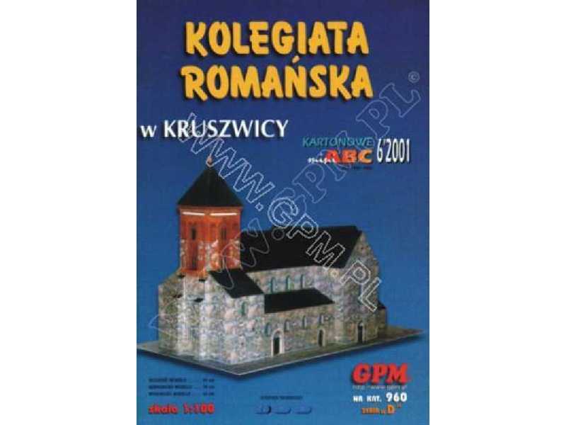 KRUSZWICA - Kolegiata romańska - zdjęcie 1 KRUSZWICA - Kolegiata romańska - zdjęcie 1