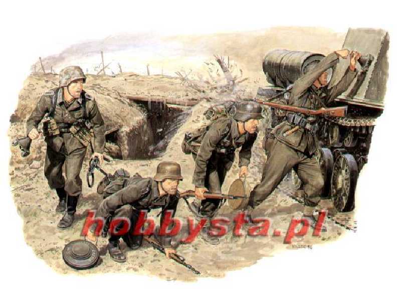 Figurki German Panzerjager - Front Wschodni 1944 - zdjęcie 1 Figurki German Panzerjager - Front Wschodni 1944 - zdjęcie 1
