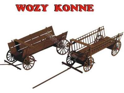 WOZY KONNE (HO) -modele wycięte laserem - zdjęcie 1