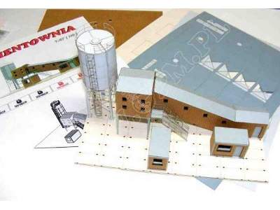 CEMENTOWNIA (HO)-model wycięty laserem - zdjęcie 3
