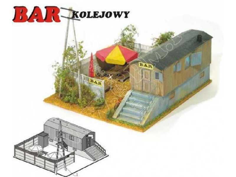 BAR KOLEJOWY (TT) -modele wycięte laserem - zdjęcie 1 BAR KOLEJOWY (TT) -modele wycięte laserem - zdjęcie 1