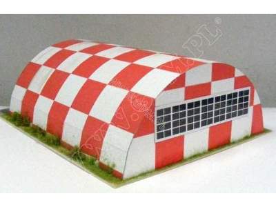 HANGAR SPORTOWY  -Model wycięty laserem - zdjęcie 3