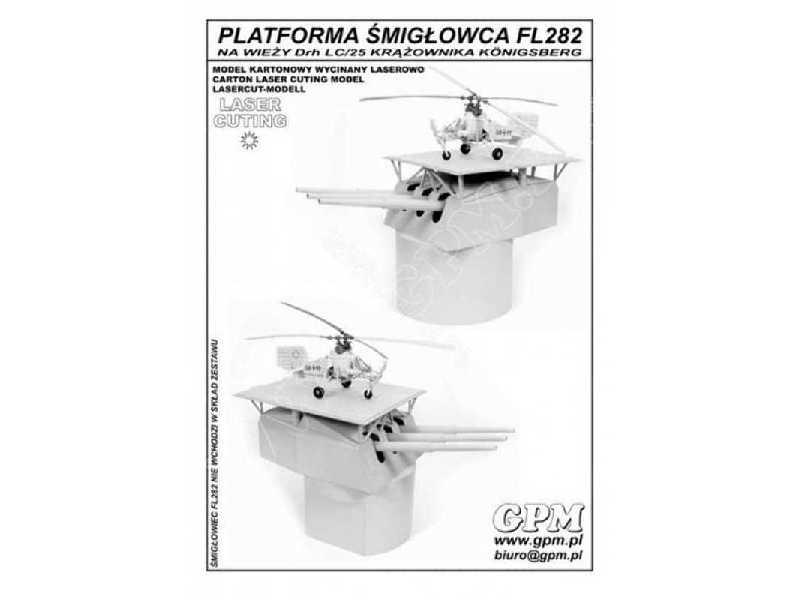 PLATFORMA   do FLETTNER KOLIBRI - model wycięty laserem - zdjęcie 1