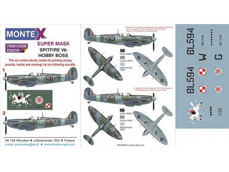 SPITFIRE Vb HOBBY BOSS - zdjęcie 1