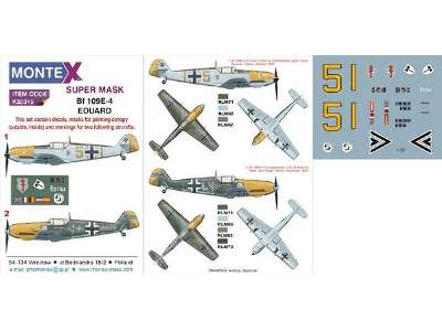 Bf 109E-4 EDUARD - zdjęcie 1