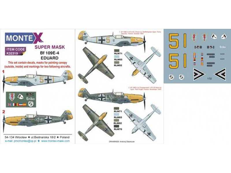 Bf 109E-4 EDUARD - zdjęcie 1 Bf 109E-4 EDUARD - zdjęcie 1