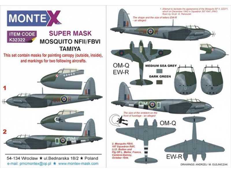 MOSQUITO NFII &amp; FBVI TAMIYA - zdjęcie 1