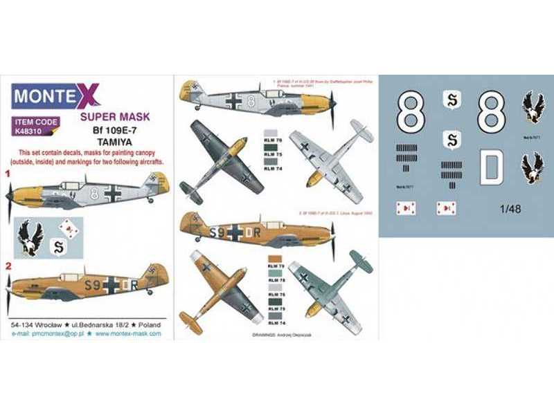 Bf 109E-7 TAMIYA - zdjęcie 1 Bf 109E-7 TAMIYA - zdjęcie 1